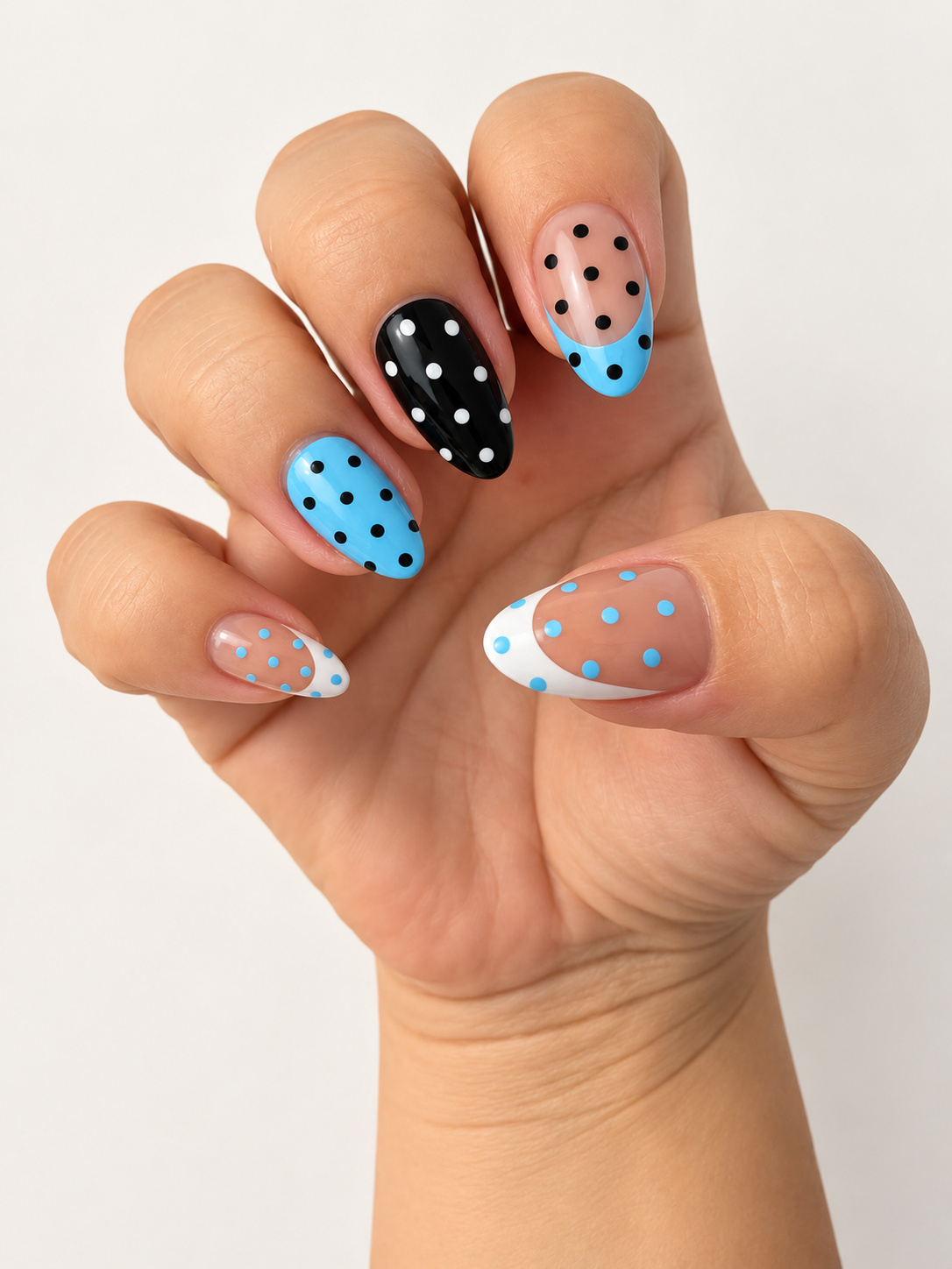 Polka babe blue - Medium