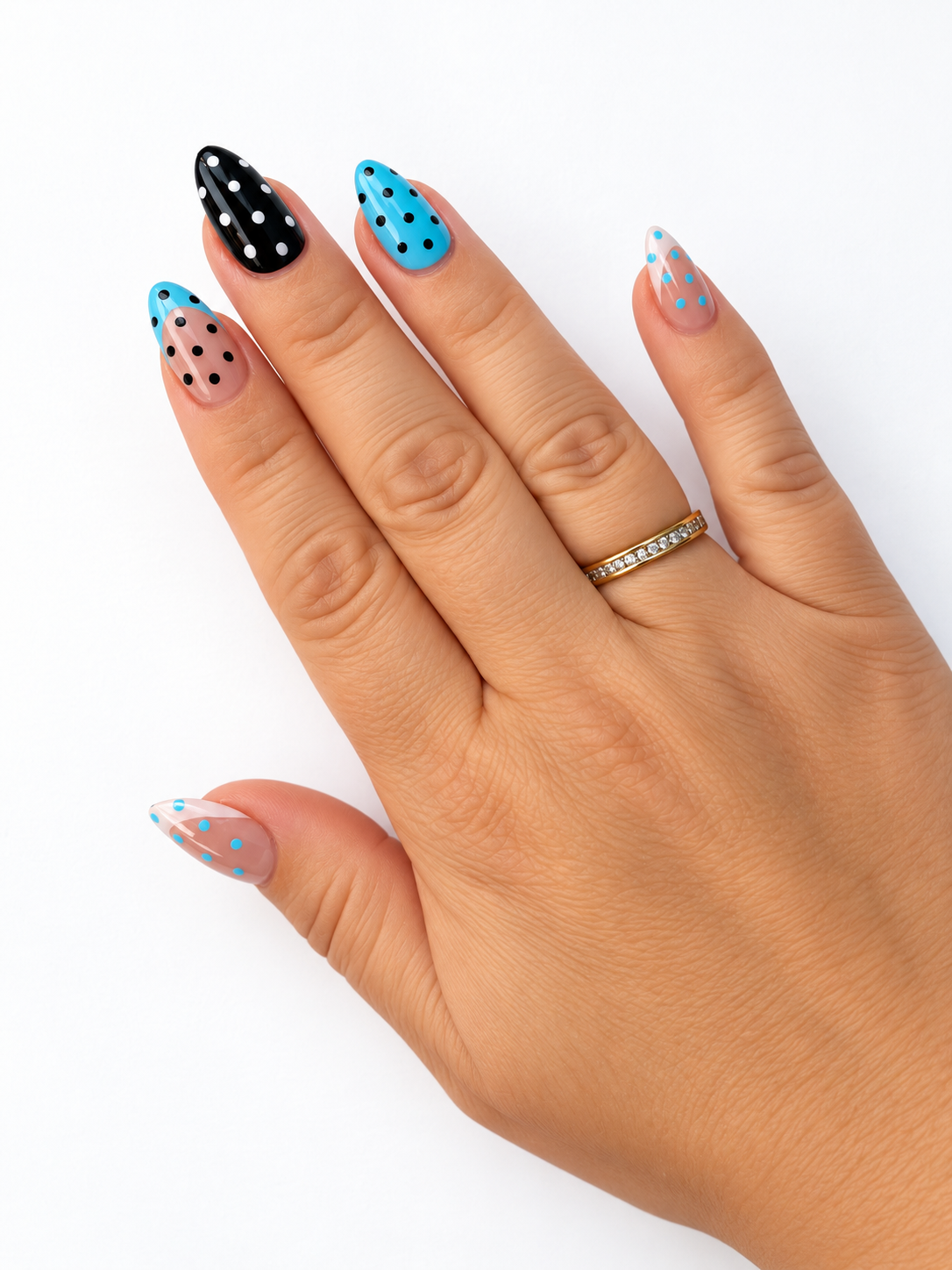 Polka babe blue - Medium