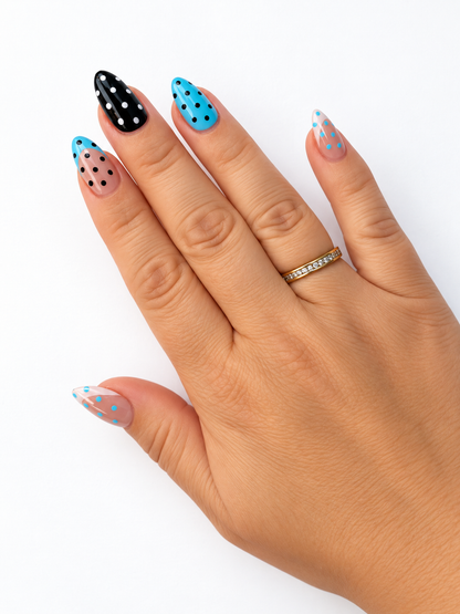 Polka babe blue - Medium